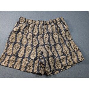 Op Ocean Pacific Mens Blue Pineapple Print Swim Trunks XL 40-42 OM14305Y